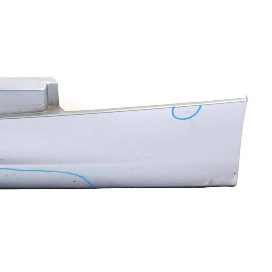 BMW 1 E87 LCI Right O/S Sill Strip Side Skirt Bluewater Blue Blau Water - 896 - SKU 0036144-WB - Part number 0036144