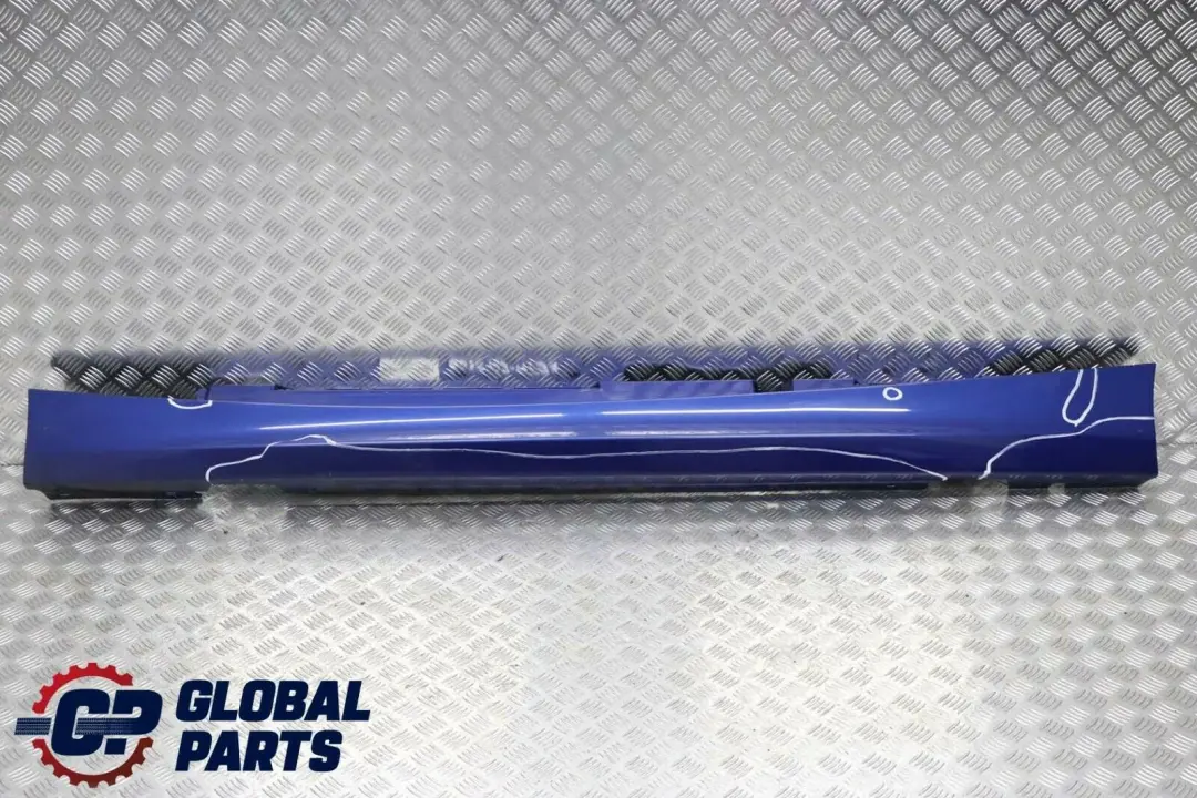 BMW 1 E87 LCI Sill Strip Side Skirt Left N/S Montegoblau Montego Blue - A51 - SKU 0036145-MTB2 - Part number 0036145