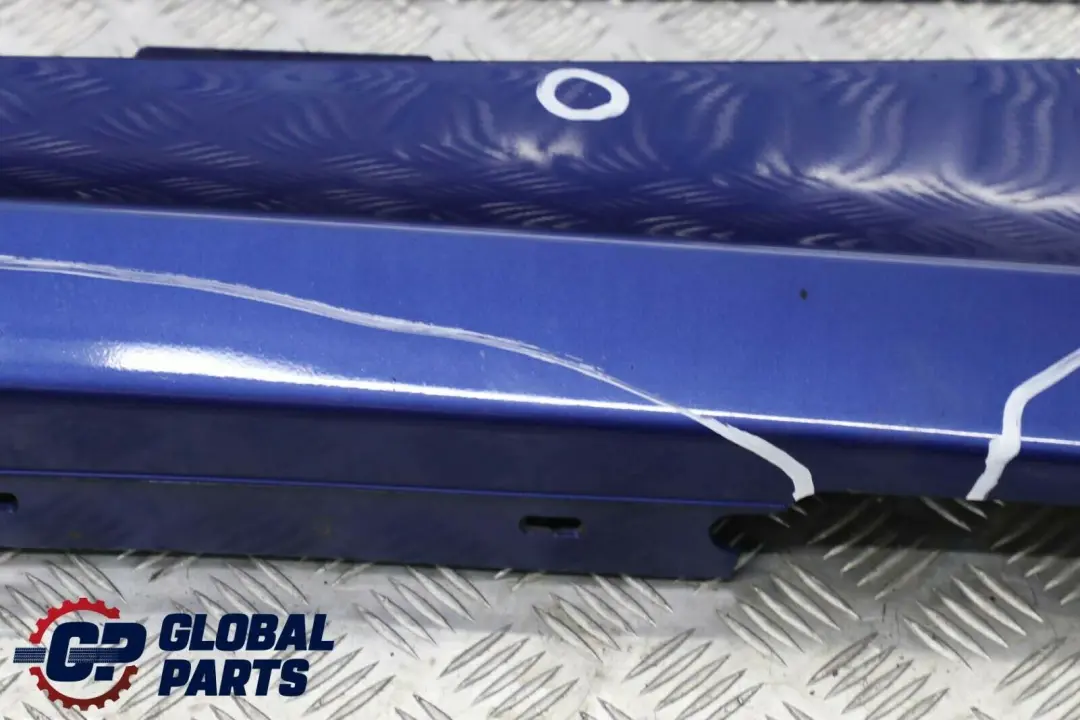 BMW 1 E87 LCI Sill Strip Side Skirt Left N/S Montegoblau Montego Blue - A51 - SKU 0036145-MTB2 - Part number 0036145