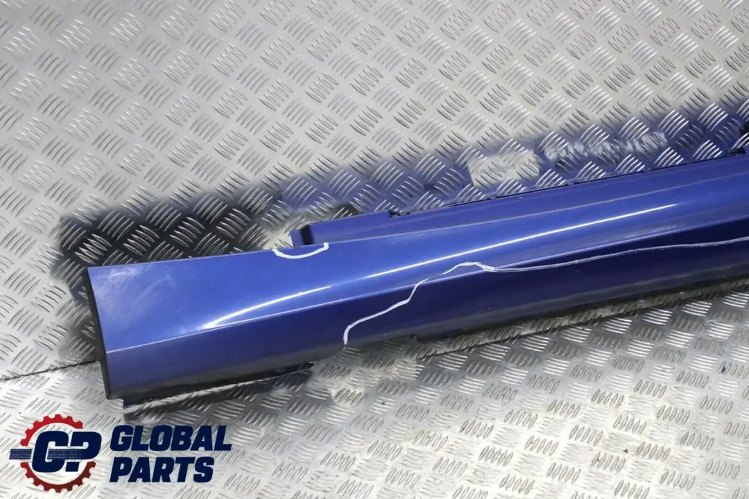 BMW E87 LCI Bas de Porte Couverture Seuil A Gauche Bleu Montego Bleu - A51 - SKU 0036145-MTB2 - Numéro de pièce 0036145