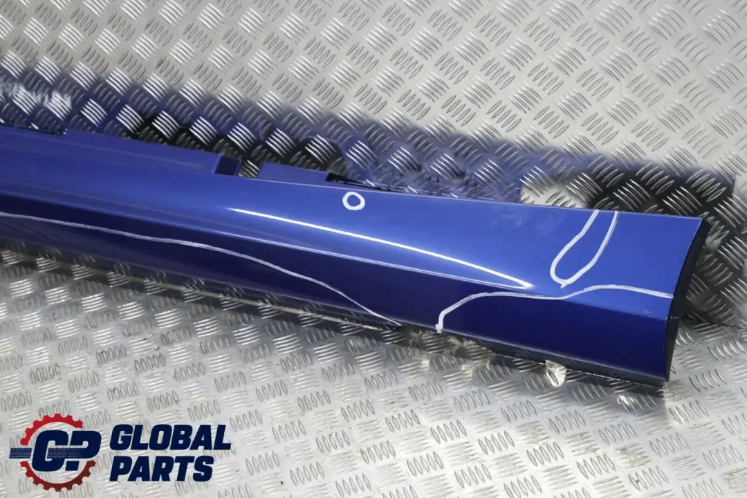 BMW E87 LCI Bas de Porte Couverture Seuil A Gauche Bleu Montego Bleu - A51 - SKU 0036145-MTB2 - Numéro de pièce 0036145