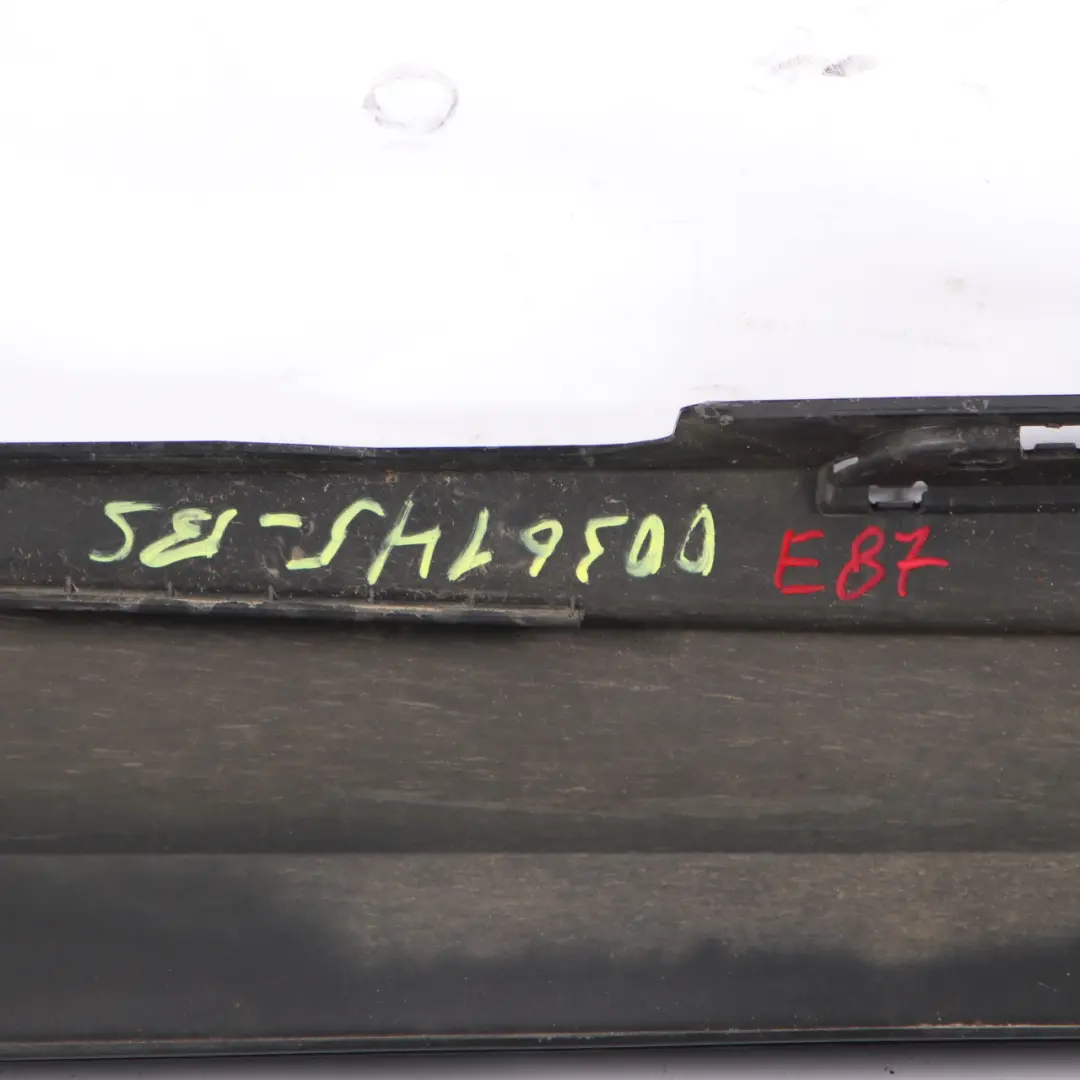 BMW E87 LCI Sill Strip Side Skirt Left N/S Black Sapphire Metallic - 475 - SKU 0036145-BS16 - Part number 0036145