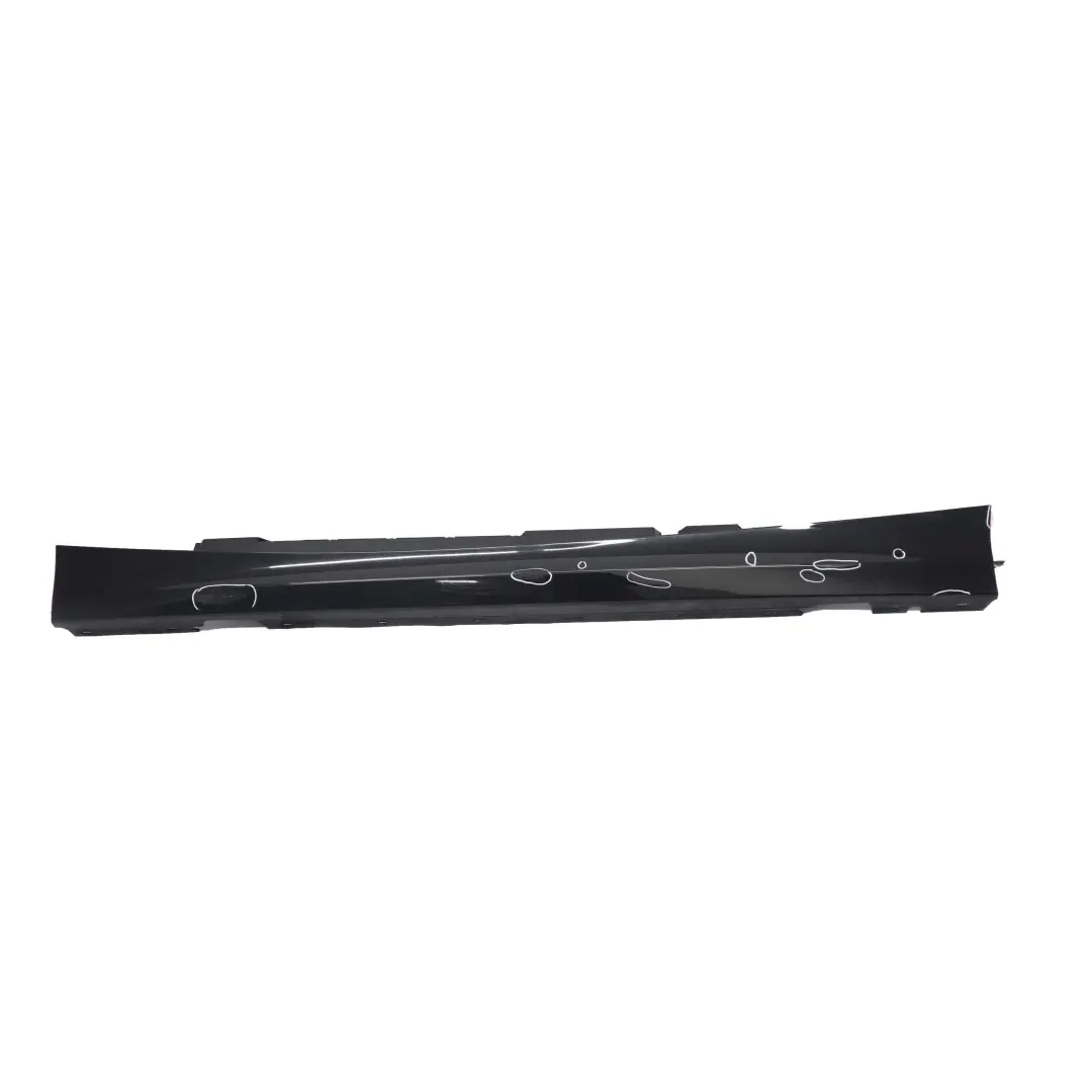 BMW E87 LCI Sill Strip Side Skirt Left N/S Black Sapphire Metallic - 475 - SKU 0036145-BS2 - Part number 0036145