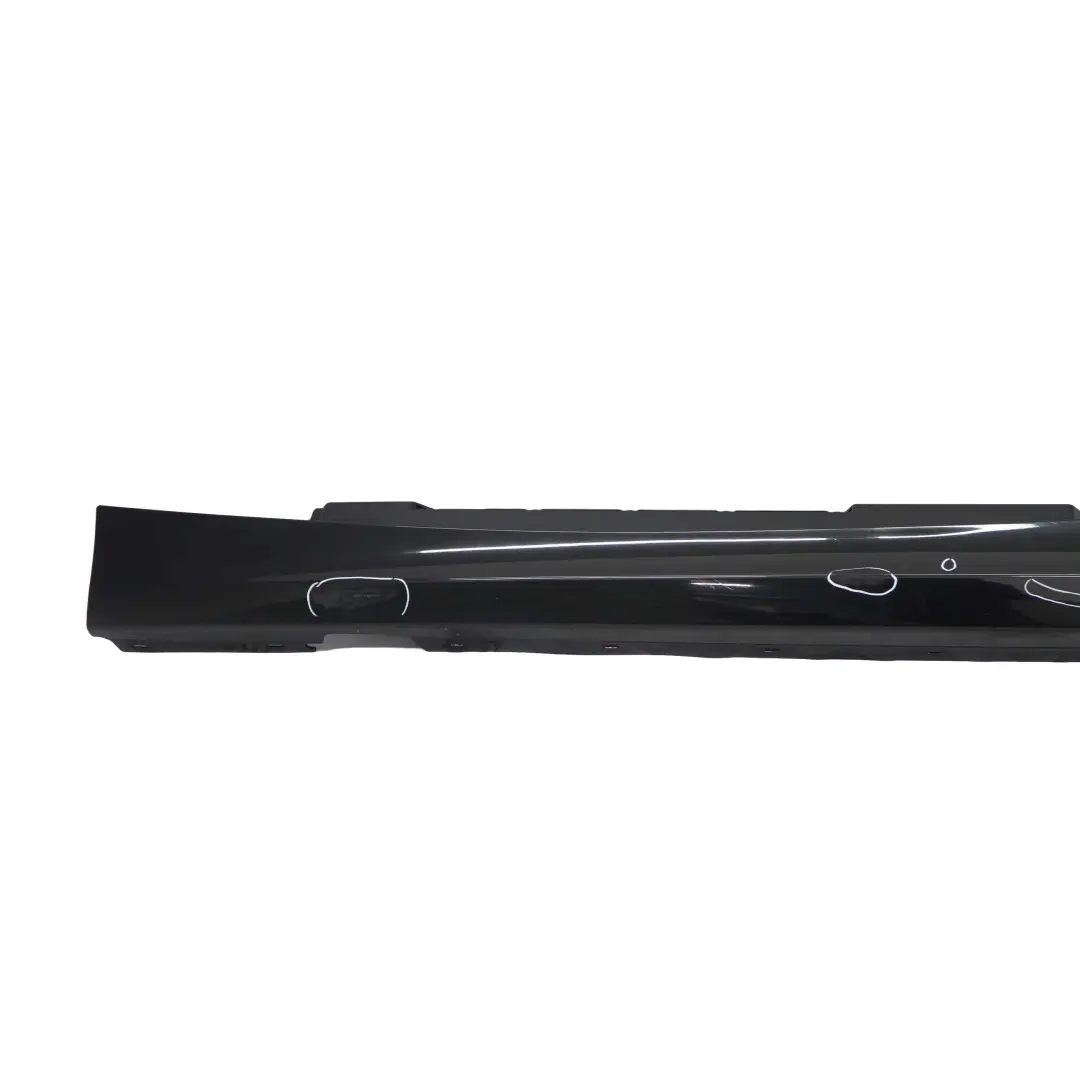 BMW E87 LCI Listwa Progowa Boczna Lewa Czarny Szafir Metalik - 475 - SKU 0036145-BS2 - Numer Części 0036145