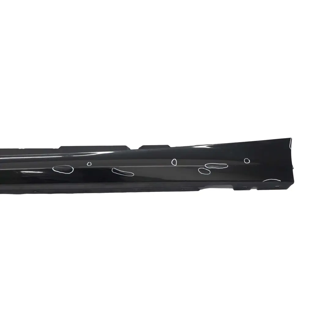 BMW E87 LCI Schwellerleiste Schweller Blende Links Black Sapphire Saphirschwarz - SKU 0036145-BS2 - Teilenummer 0036145