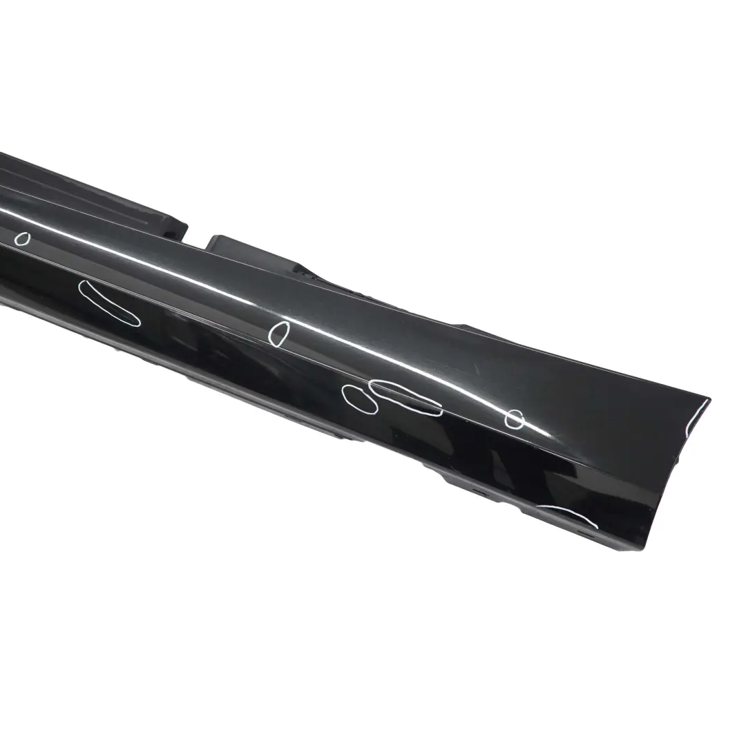 BMW E87 LCI Listwa Progowa Boczna Lewa Czarny Szafir Metalik - 475 - SKU 0036145-BS2 - Numer Części 0036145