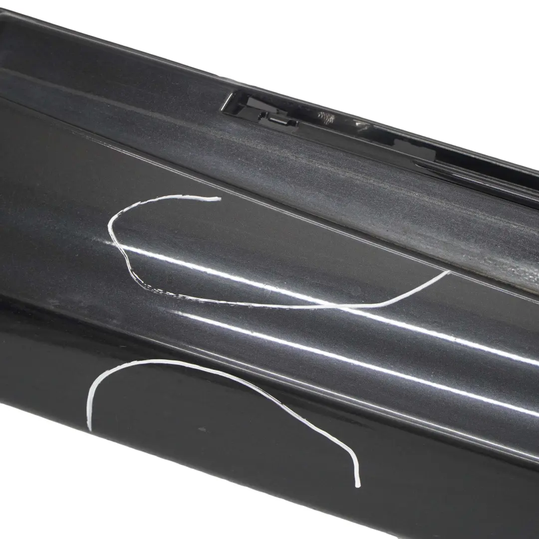 BMW E87 LCI Side Skirt Bande de seuil gauche Black Sapphire Metallic - 475 - SKU 0036145-BS7 - Numéro de pièce 0036145