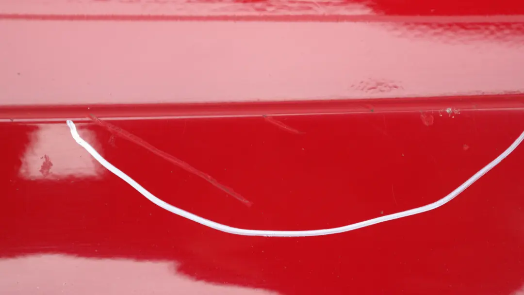 Sill Strip Side Skirt Left N/S Karmesinrot - A61 to BMW E87N LCI with Part number 51770036145 BMW E87N LCI Sill Strip Side Skirt Left N/S Karmesinrot - A61 - SKU 0036145-KAR1 - Part number 51770036145