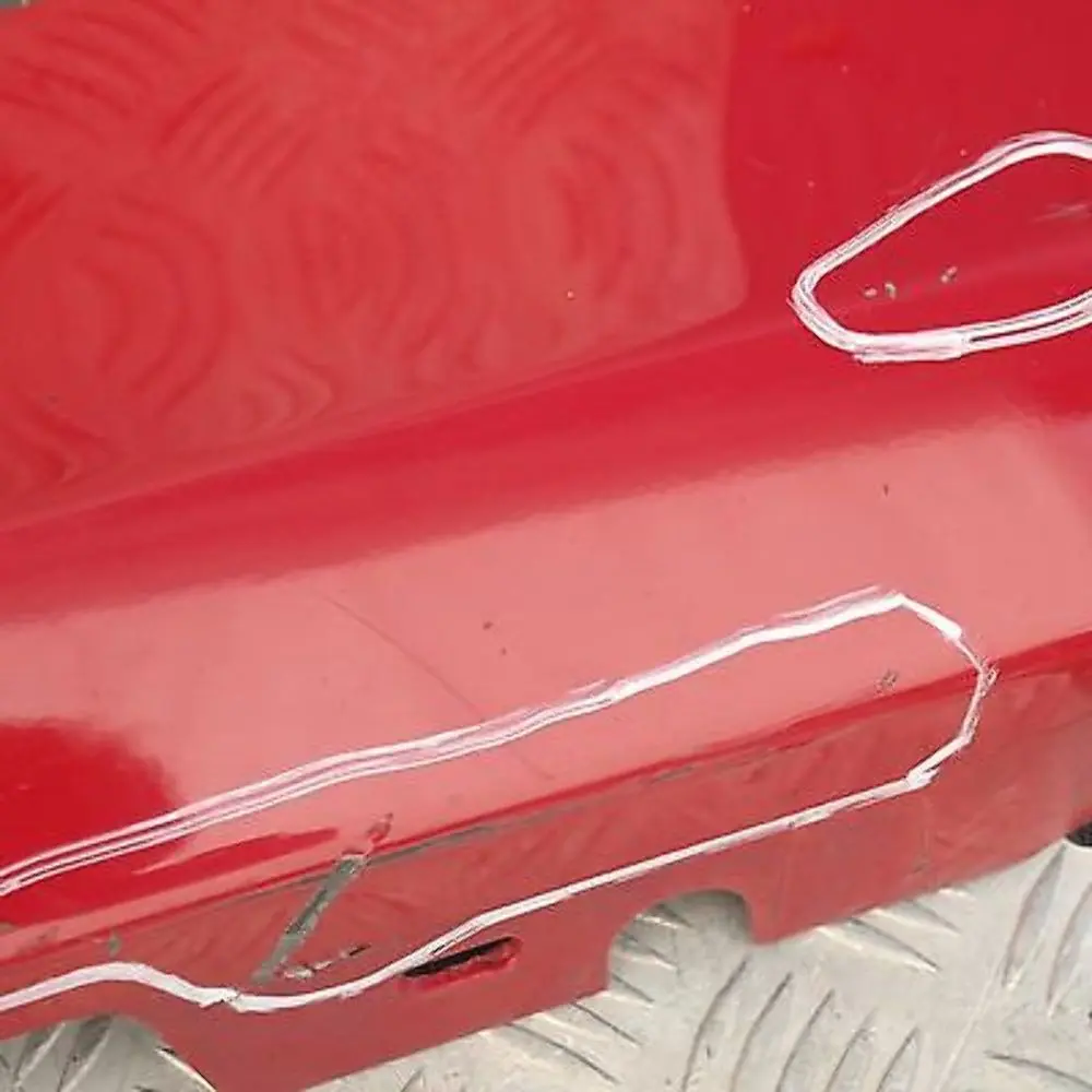 BMW E87 LCI Listello Portiera Apertura Gonne SX Rosso-Cremisi Rosso - SKU 0036145-KAR3 - Numero di parte 36145