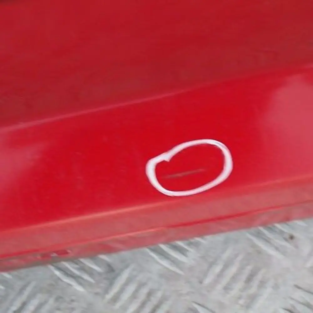 BMW E87 LCI Sill Strip Faldón Lateral Izquierdo Karmesinrot Rot Rojo - A61 - SKU 0036145-KAR4 - Número de pieza 36145