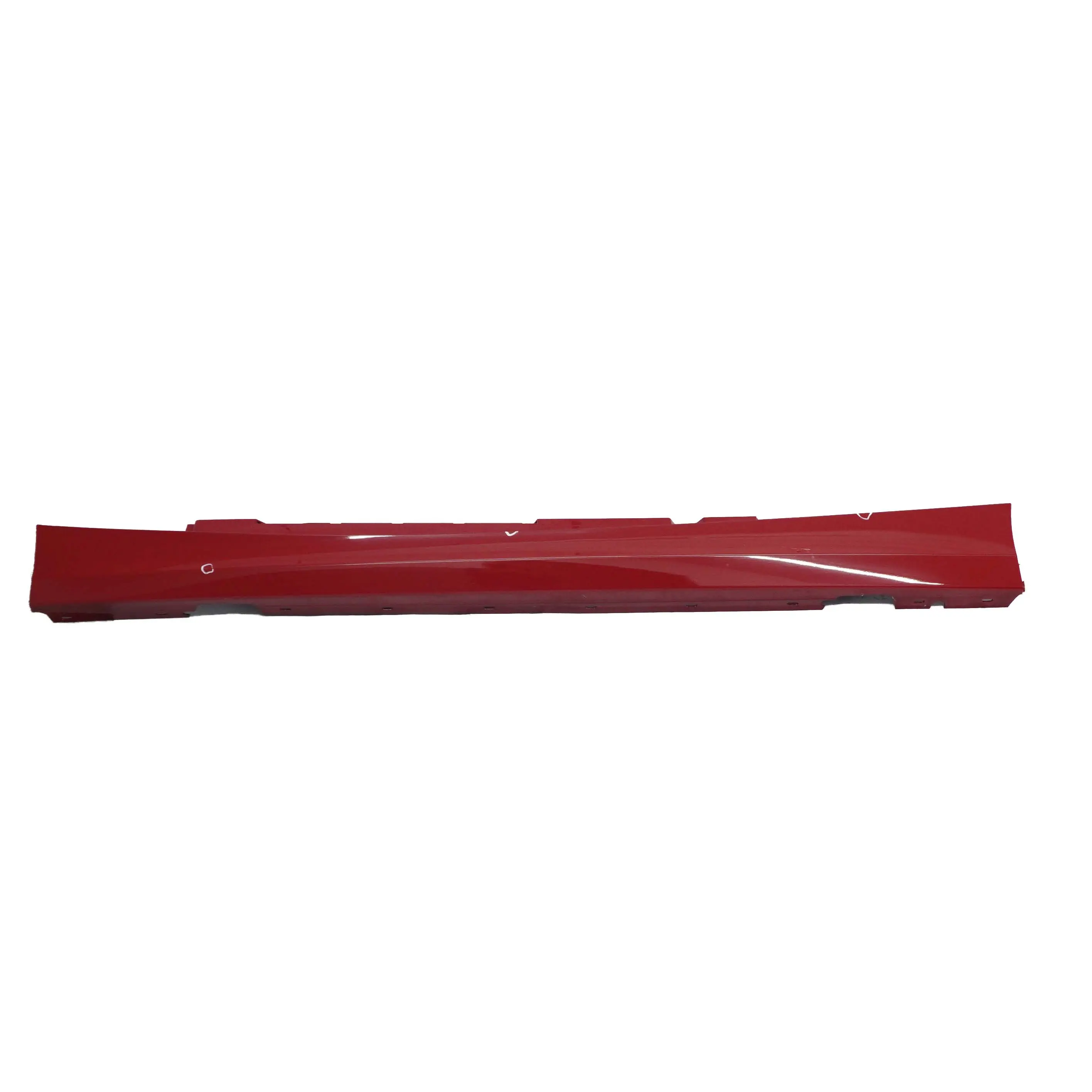 BMW E87 LCI Listello Portiera Apertura Gonna SX Rosso-Cremisi Rosso -
