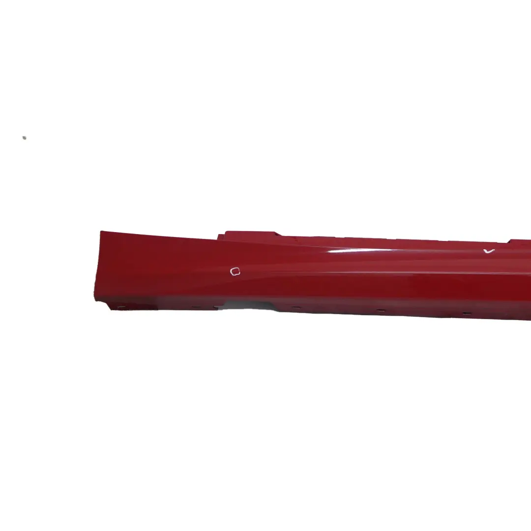 BMW E87 LCI Sill Strip Faldon Lateral Izquierdo Karmesinrot Rojo Carmesi - A61 - SKU 0036145-KAR7 - Número de pieza 0036145