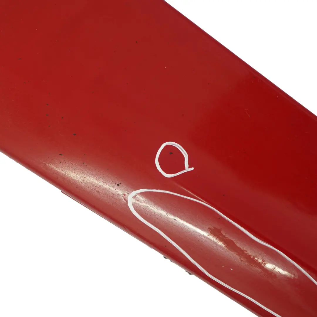 BMW E87 LCI E87N Faldón lateral izquierdo Karmesinrot Rot Red A61 - SKU 0036145-KAR - Número de pieza 51770036145