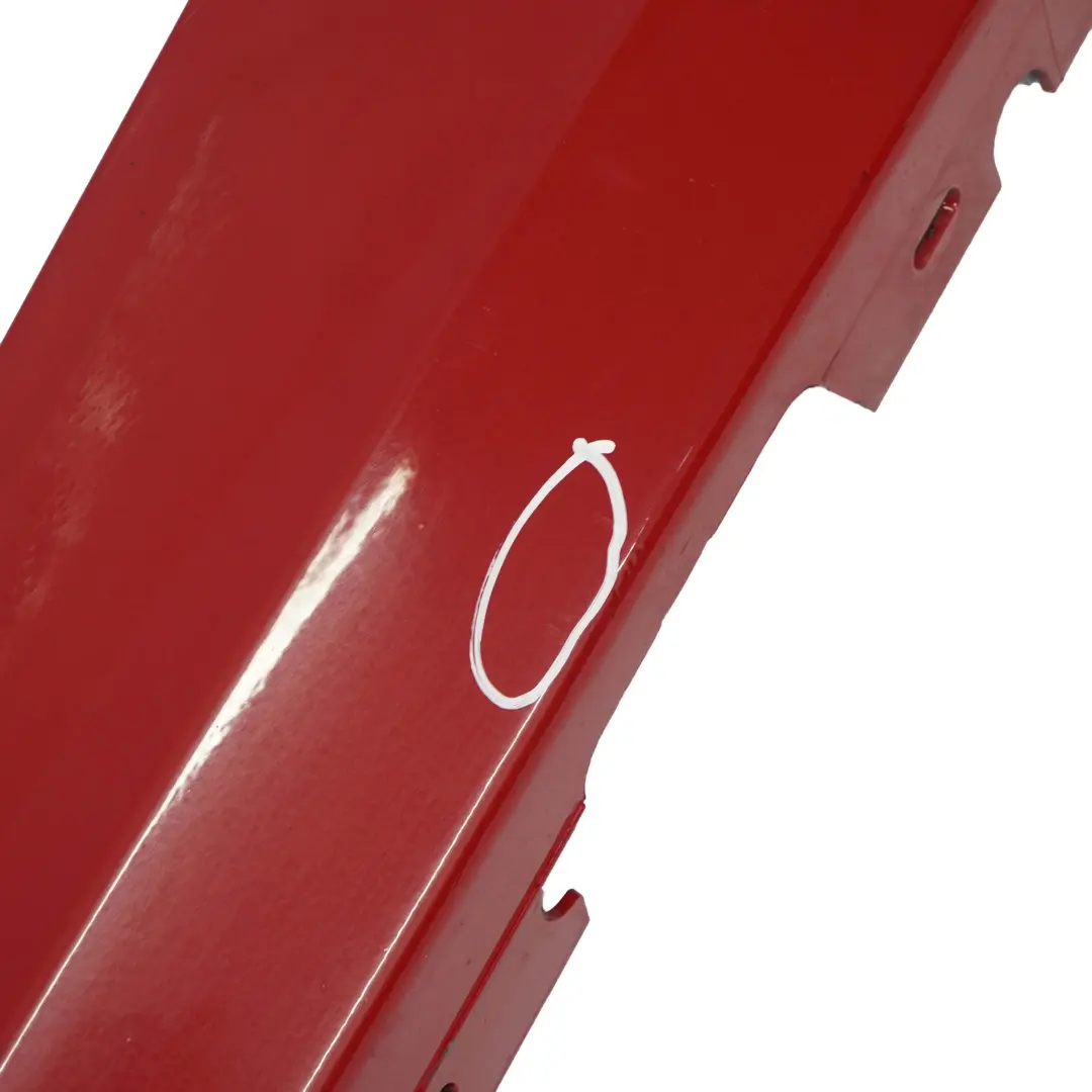 BMW E87 LCI E87N Faldón lateral izquierdo Karmesinrot Rot Red A61 - SKU 0036145-KAR - Número de pieza 51770036145