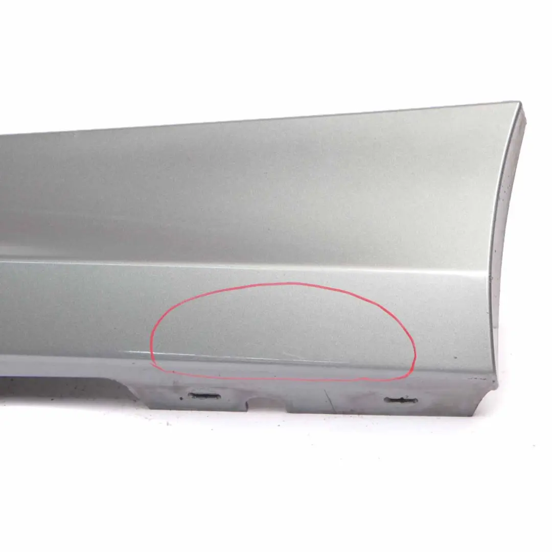 Sill Strip Side Skirt Left N/S Spacegrau Space Grau Grey - A52 to BMW E87 LCI with Part number 0036145 BMW E87 LCI Sill Strip Side Skirt Left N/S Spacegrau Space Grau Grey - A52 - SKU 0036145-SCG - Part number 0036145