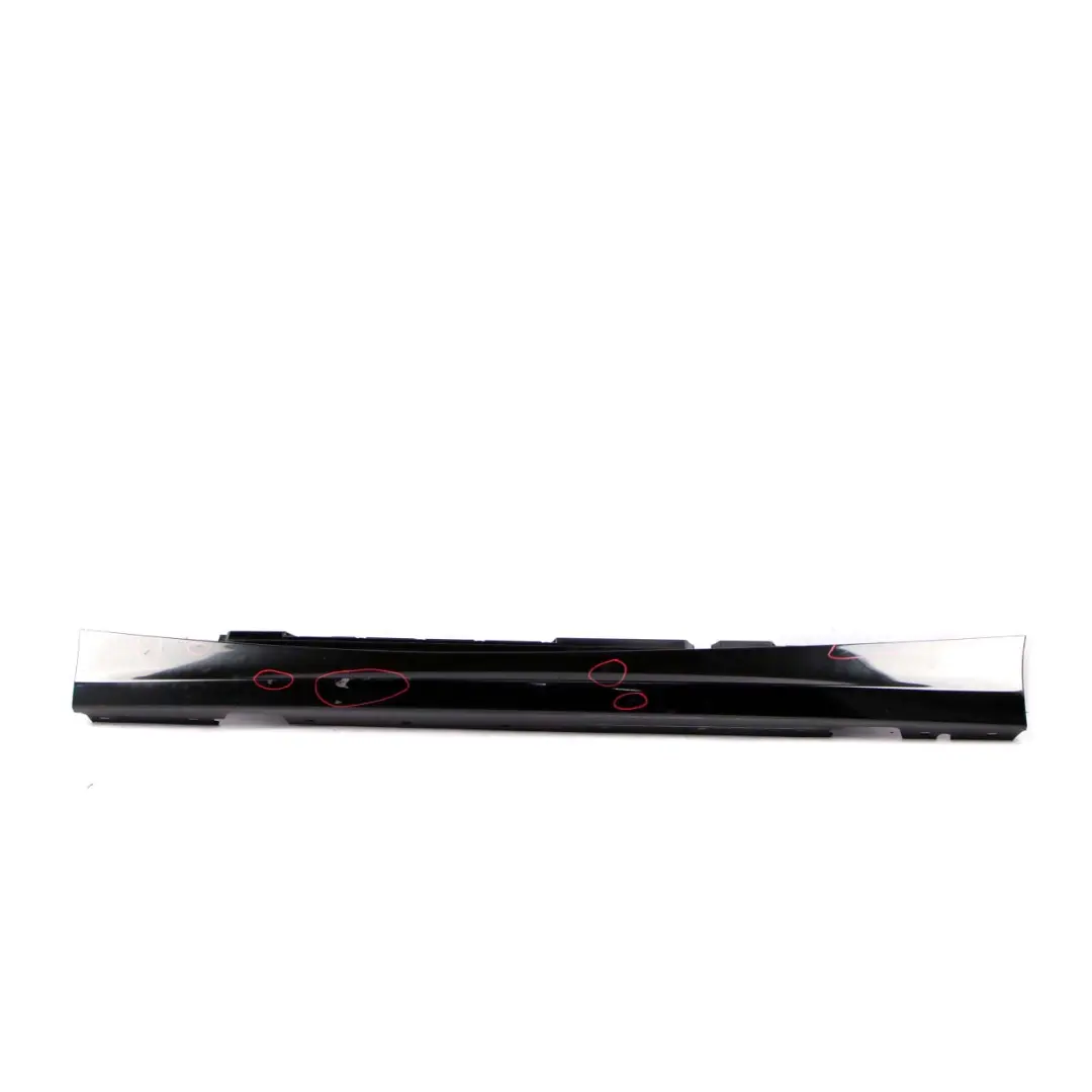 BMW 1 Series E87 LCI Sill Strip Side Skirt Left N/S Schwarz 2 Black II -668 - SKU 0036145-SCH5 - Part number 0036145