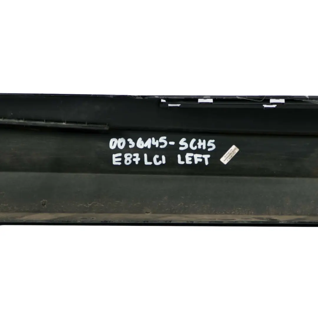 BMW 1 Series E87 LCI Sill Strip Side Skirt Left N/S Schwarz 2 Black II -668 - SKU 0036145-SCH5 - Part number 0036145