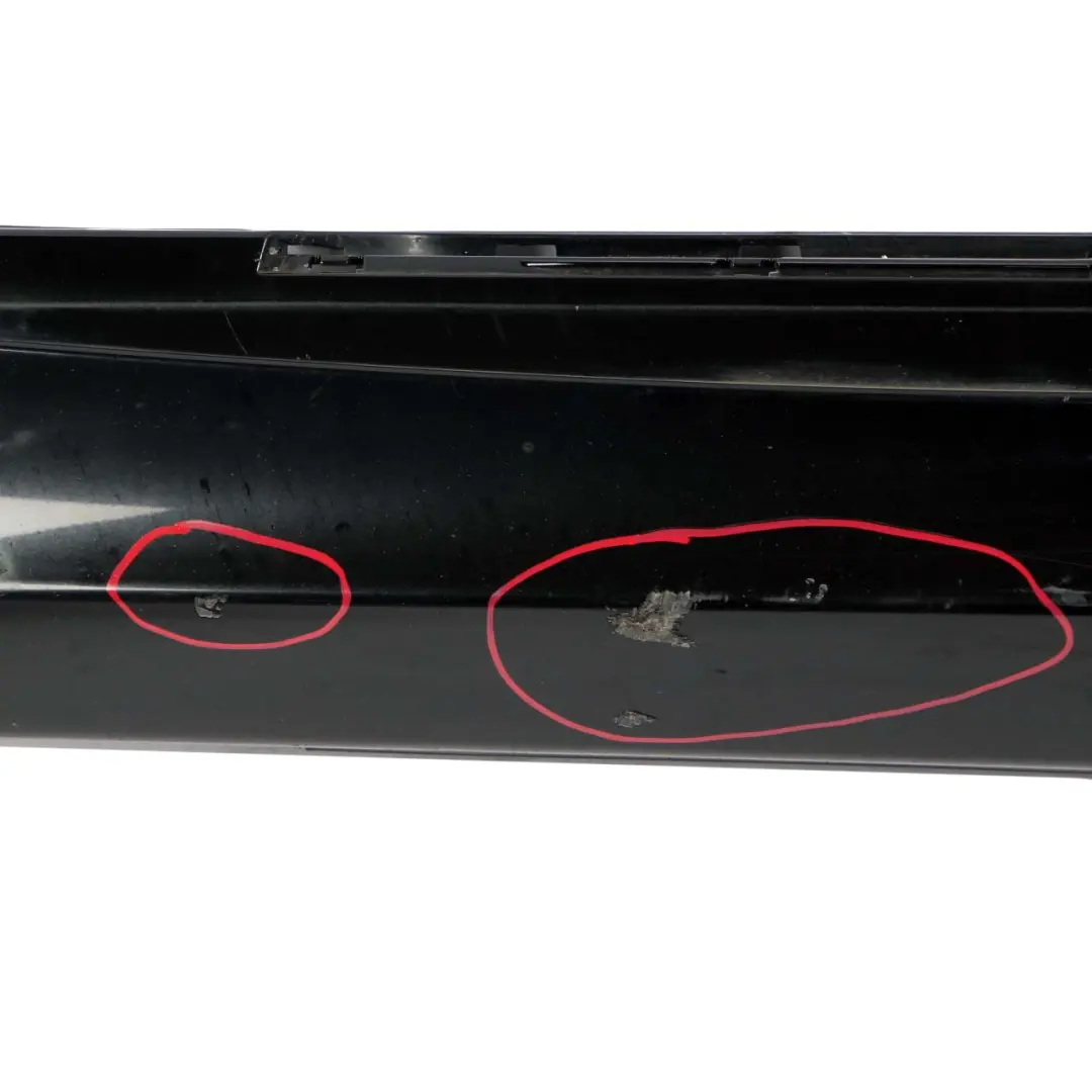 BMW 1 Series E87 LCI Sill Strip Side Skirt Left N/S Schwarz 2 Black II -668 - SKU 0036145-SCH5 - Part number 0036145
