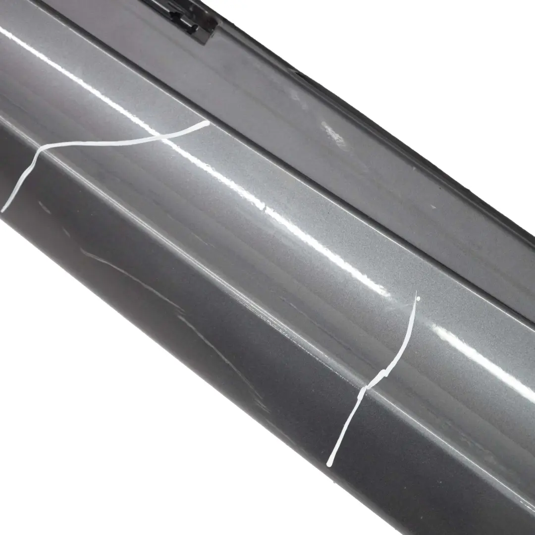 BMW E87 LCI Sill Strip Faldon Lateral Izquierdo Sparkling Graphite Metallic A22 - SKU 0036145-SG5 - Número de pieza 0036145