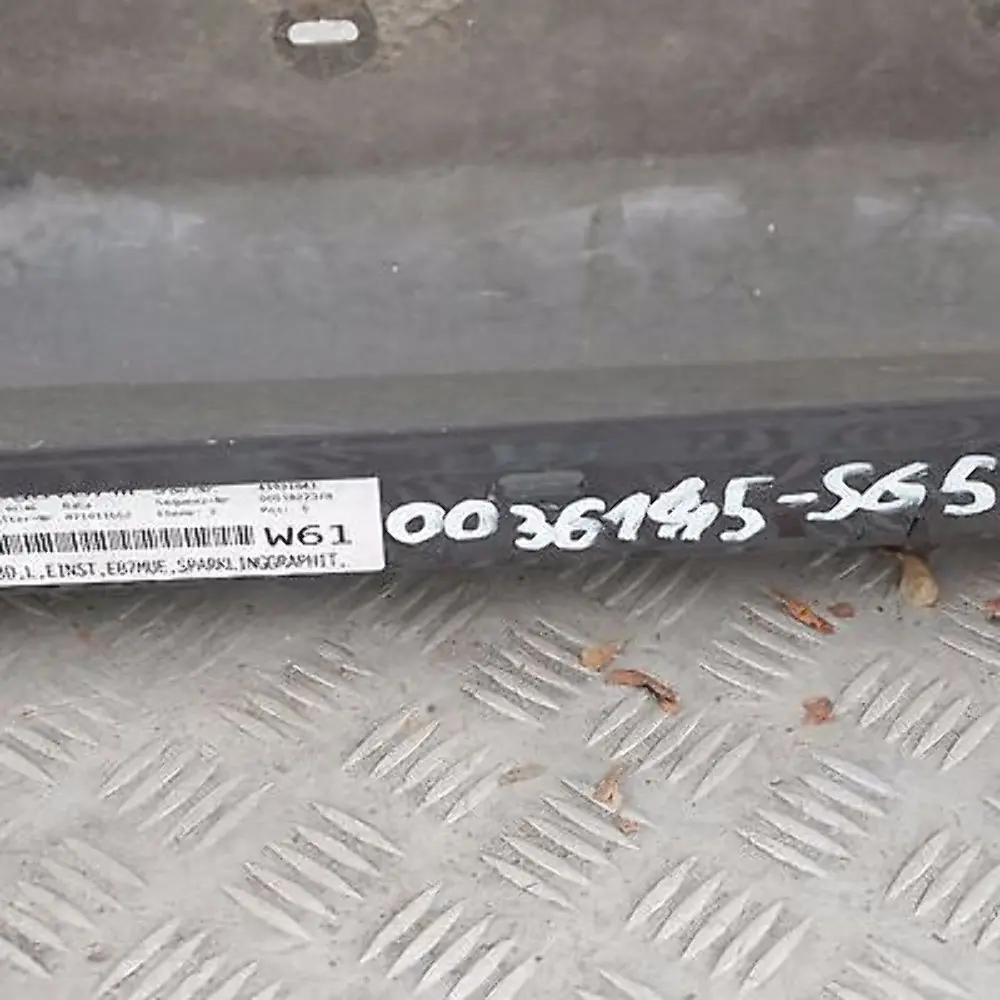 BMW 1 Series E87N LCI Sill Strip Side Skirt Left N/S Sparkling Graphite Metallic - SKU 0036145-SG6 - Part number 36145