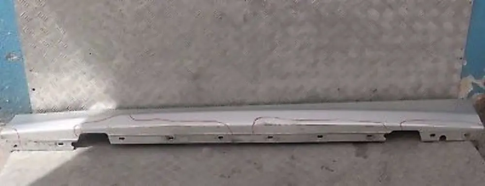  BMW3 E87 LCI Listello Portiera Apertura Gonna SX Argento-Titanio Sliber - SKU 0036145-TS13 - Numero di parte 36145