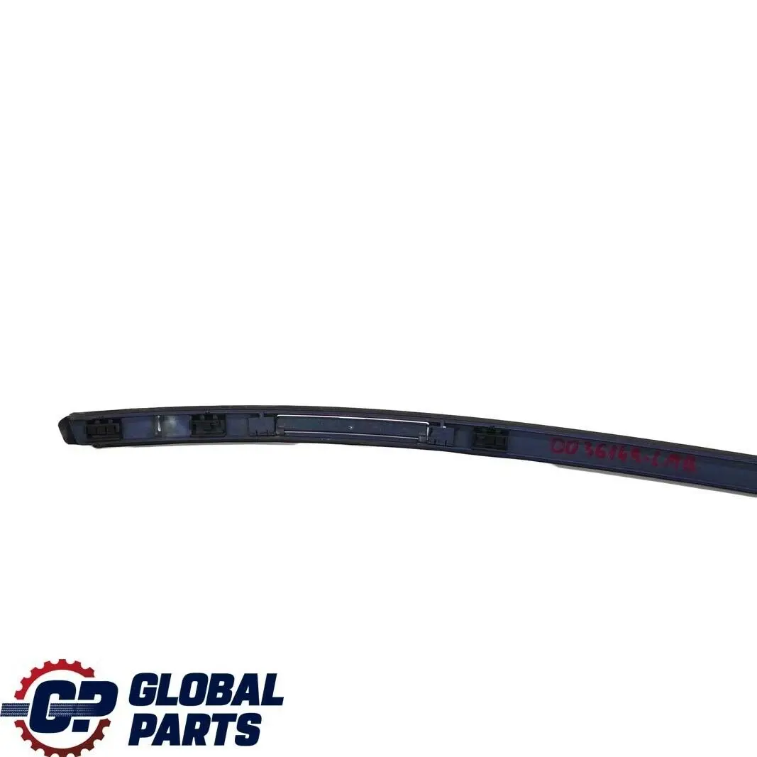 Izquierda Techo Moldura Barandilla Canalon Trim Le Mans Blau Azul para BMW E82 con número de pieza 0036149 BMW E82 Izquierda Techo Moldura Barandilla Canalon Trim Le Mans Blau Azul - SKU 0036149-LMB - Número de pieza 0036149