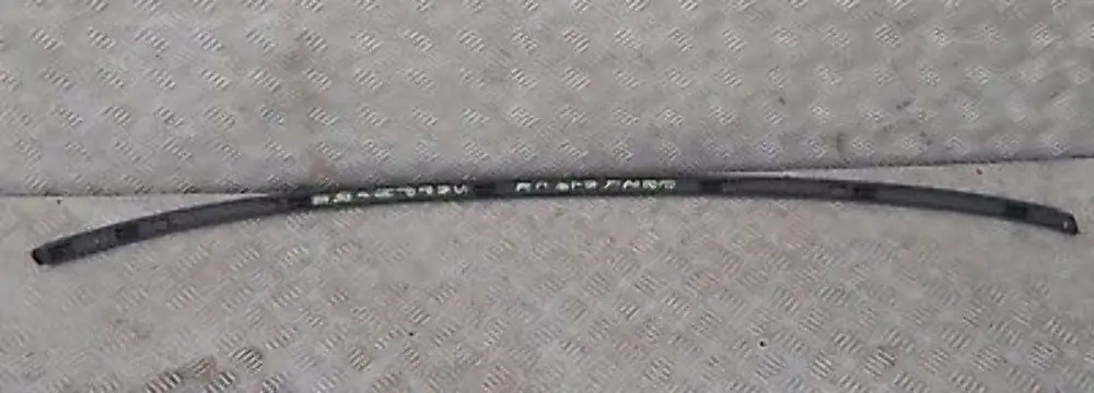BMW E82 Roof Moulding Railing Gutter Trim Black Sapphire 475 Left N/S - SKU 0036149-BS - Part number 36149