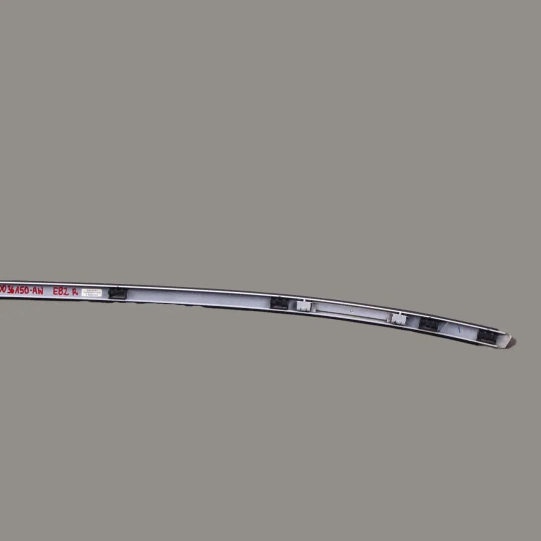 BMW 1 Series E82 Right O/S Roof Moulding Railing Trim Alpinweiss Alpine White - SKU 0036150-AW - Part number 0036150