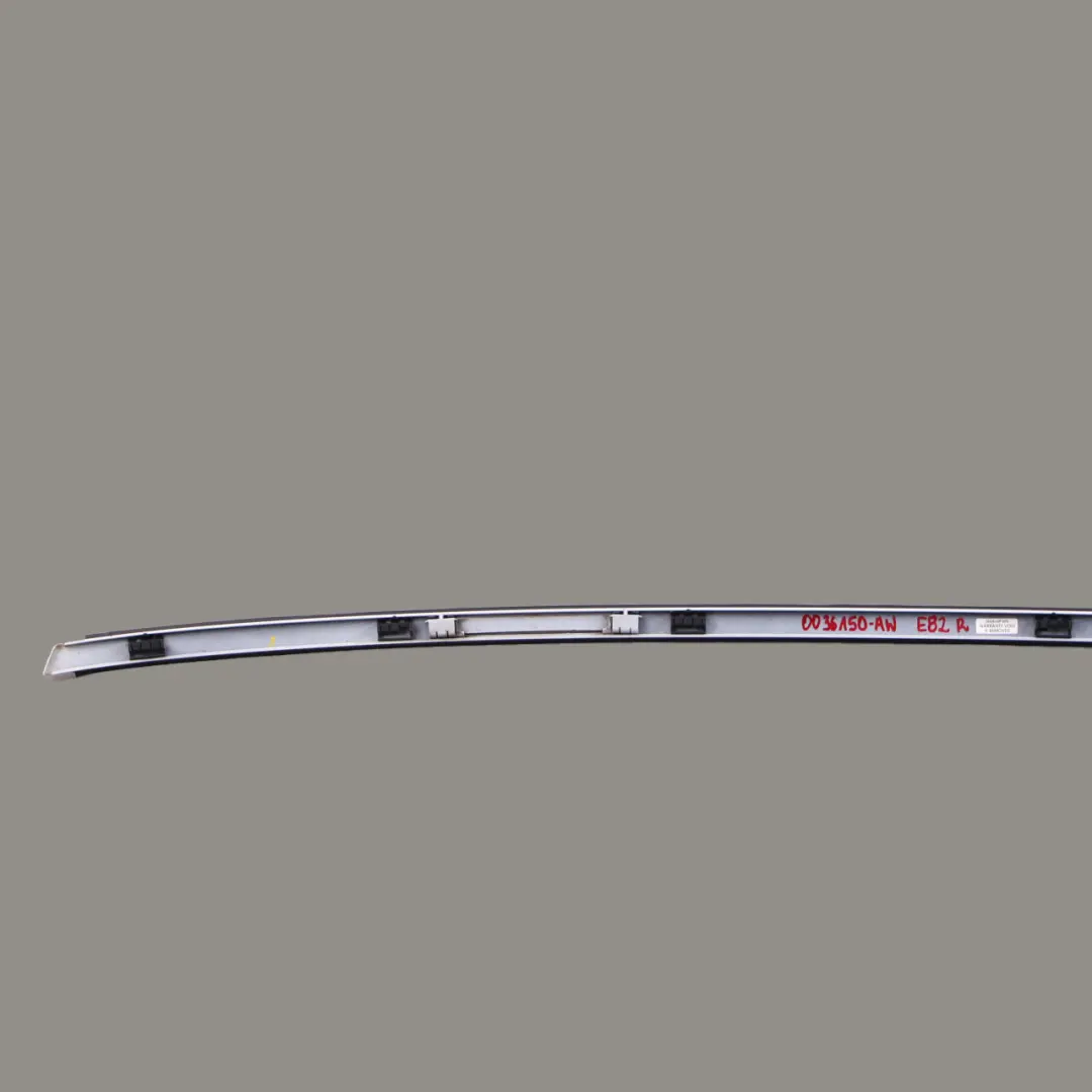 BMW 1 Series E82 Right O/S Roof Moulding Railing Trim Alpinweiss Alpine White - SKU 0036150-AW - Part number 0036150