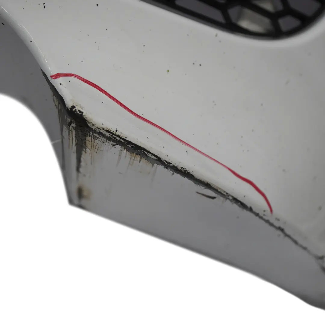 BMW E82 E88 Front Bumper M Sport Look Trim Panel Alpinweiss Alpine White - 300 - SKU 8057506-AW - Part number 8057506