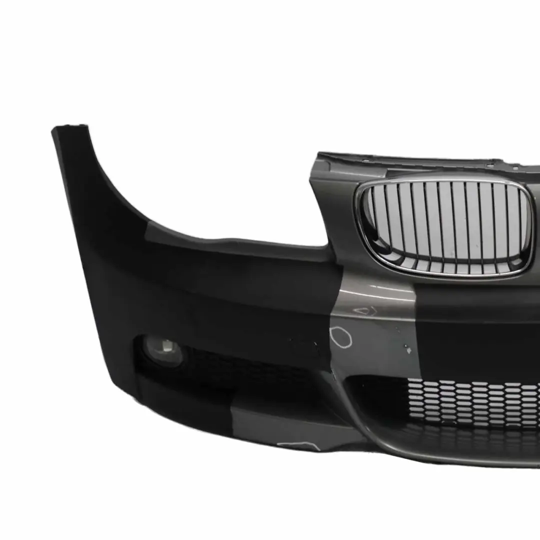 BMW E82 E88 M Sport Front Bumper Trim Panel Spacegrau Space Grey Metallic A52 - SKU 0036219-SCG - Part number 0036219
