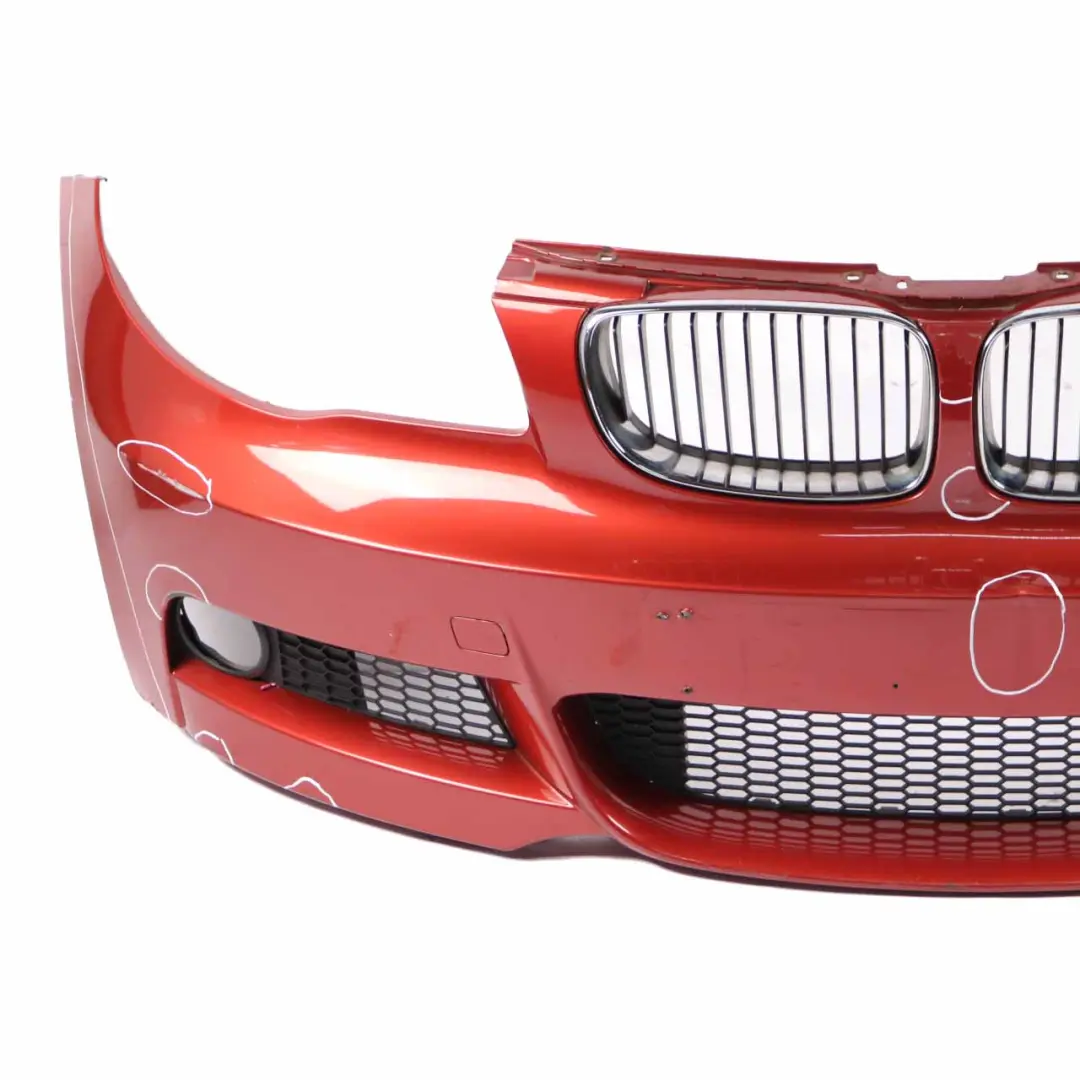 Front Bumper M Sport Trim Panel Sedonarot Red Metallic - A79 to BMW E82 E88 with Part number 0036219 BMW E82 E88 Front Bumper M Sport Trim Panel Sedonarot Red Metallic - A79 - SKU 0036219-SED - Part number 0036219