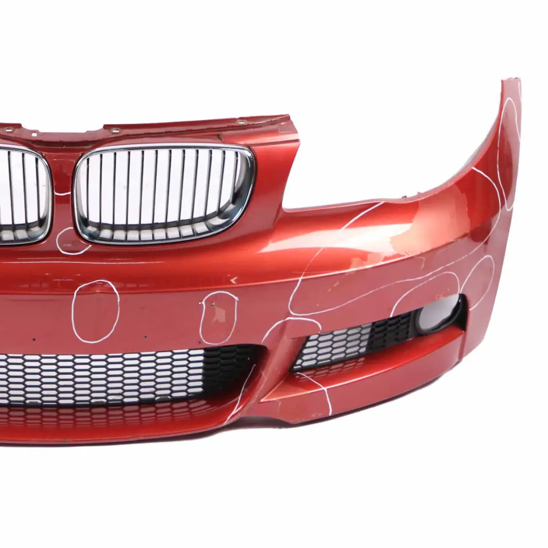 Front Bumper M Sport Trim Panel Sedonarot Red Metallic - A79 to BMW E82 E88 with Part number 0036219 BMW E82 E88 Front Bumper M Sport Trim Panel Sedonarot Red Metallic - A79 - SKU 0036219-SED - Part number 0036219