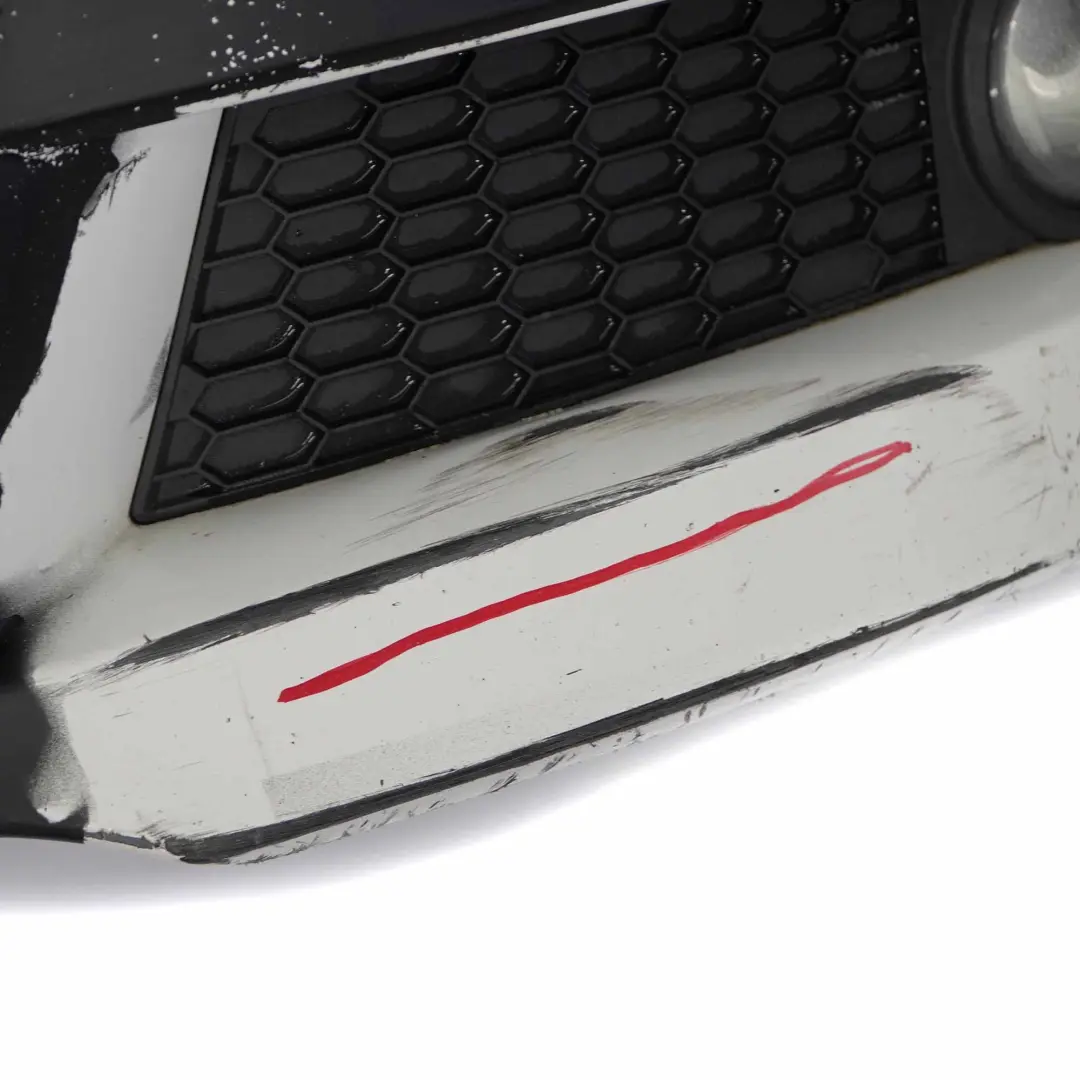  Front Bumper BMW E82 E88 M Sport PDC Trim Panel Alpinweiss Alpine White 3 - 300 - SKU 0036220-AW - Part number 0036220