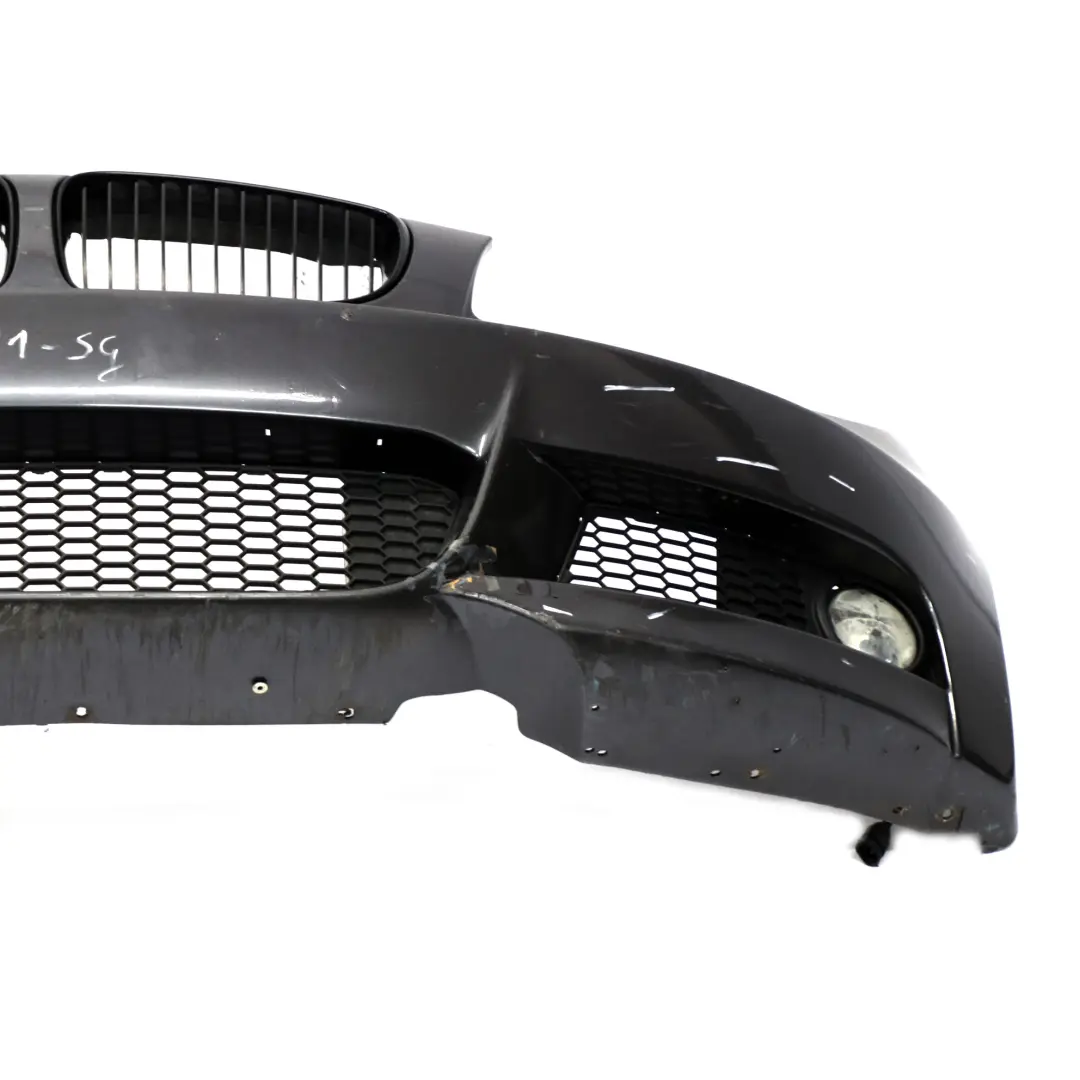 BMW E82 E88 M Sport Front Bumper Trim Panel Sparkling Graphite Metallic - A22 - SKU 0036221-SG - Part number 0036221