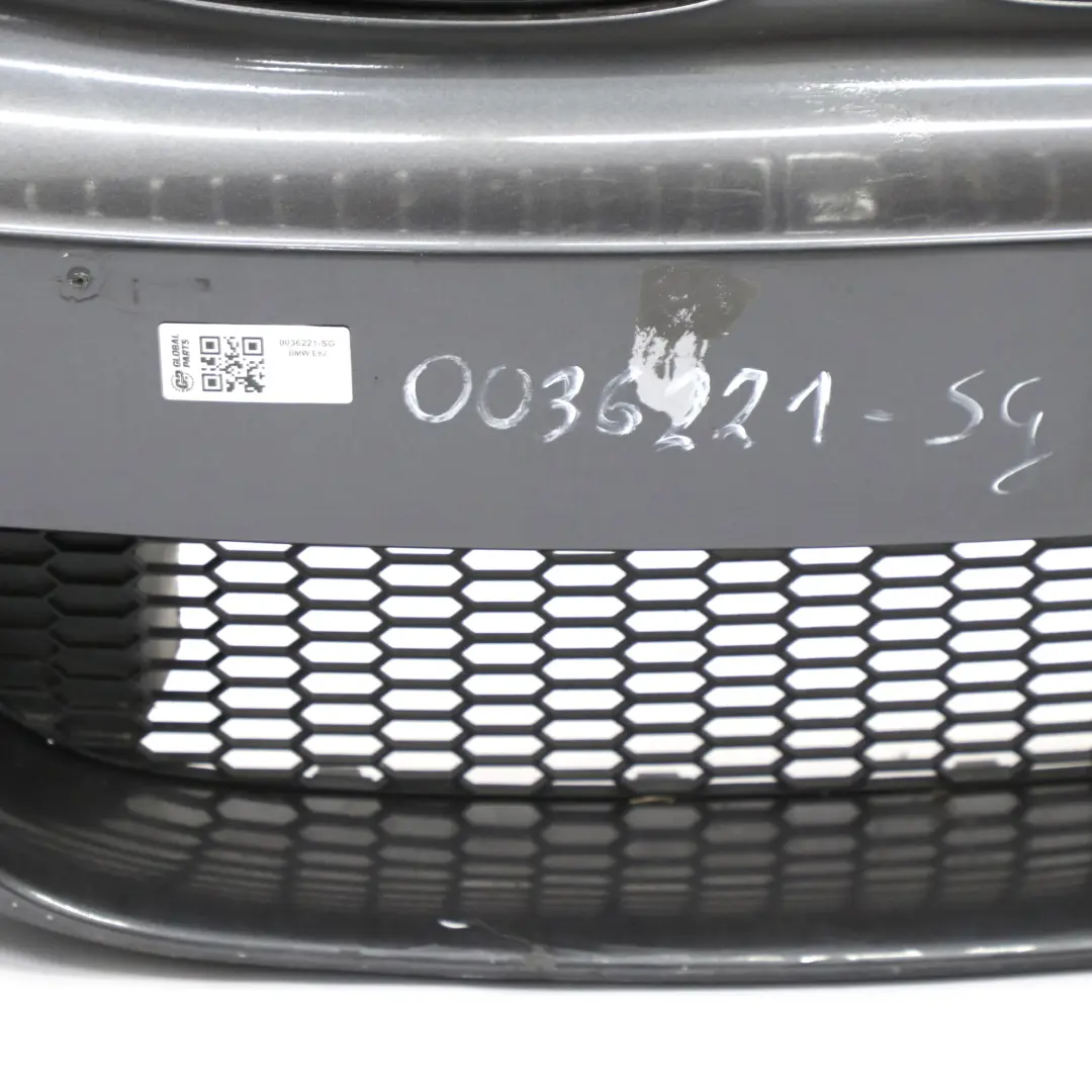 BMW E82 E88 M Sport Front Bumper Trim Panel Sparkling Graphite Metallic - A22 - SKU 0036221-SG - Part number 0036221