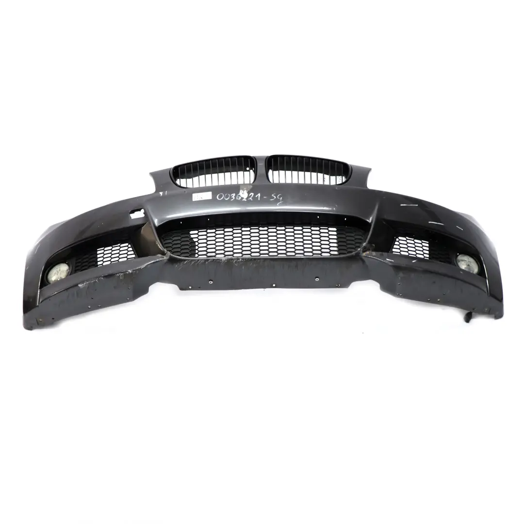BMW E82 E88 M Sport Front Bumper Trim Panel Sparkling Graphite Metallic - A22 - SKU 0036221-SG - Part number 0036221