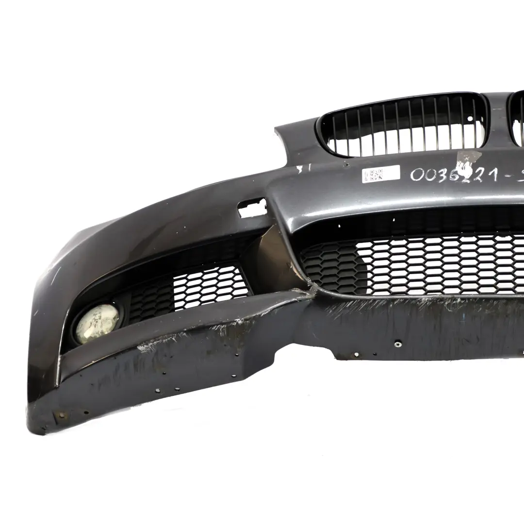 BMW E82 E88 M Sport Front Bumper Trim Panel Sparkling Graphite Metallic - A22 - SKU 0036221-SG - Part number 0036221