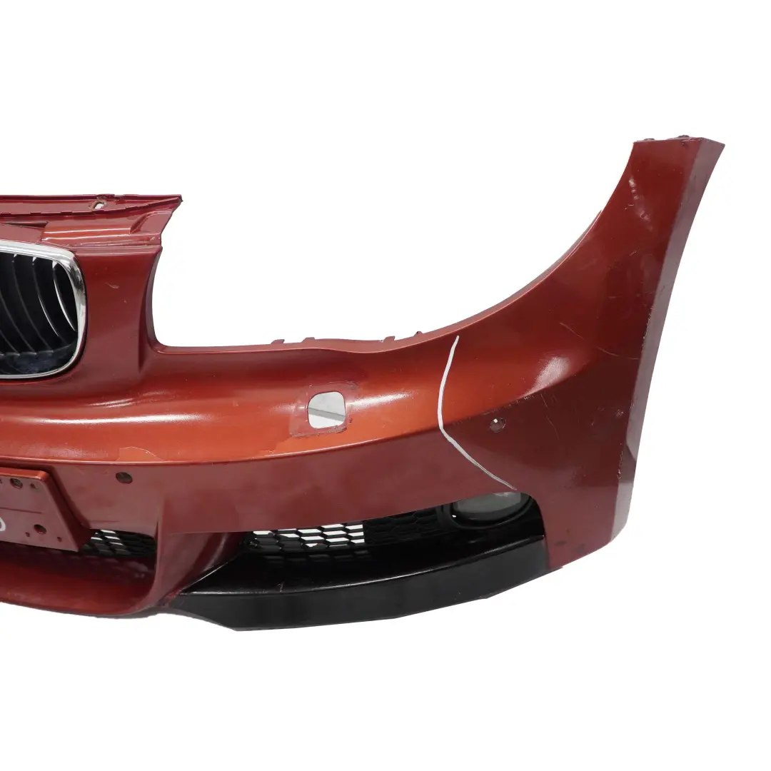 BMW 1 E82 E88 M Sport Paket Stossfänger Vorn Sedonarot Sedona Rot - A79 - SKU 0036222-SED - Teilenummer 0036219