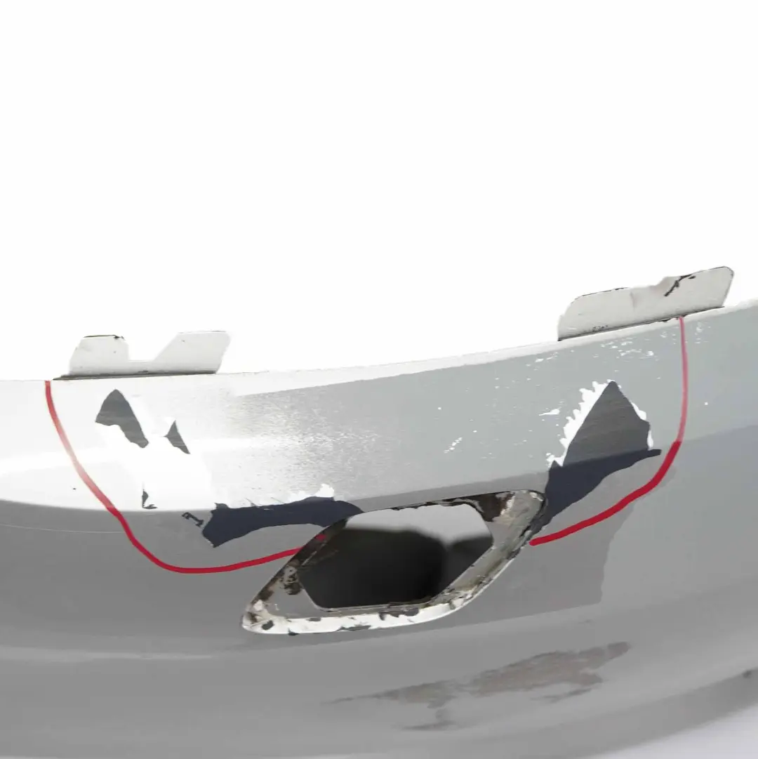 BMW E92 E93 Zderzak Przód M-Pakiet Titansilber Srebrny Metalik - 354 - SKU 0036264-TS - Numer Części 0036264