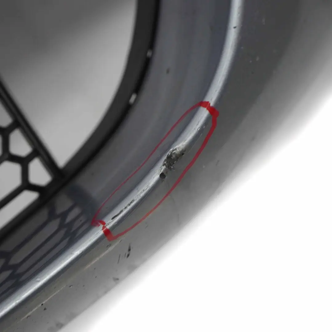 BMW E92 E93 M Sport Front Bumper Trim Panel Bluewater Blue - 896 - SKU 0036264-WB - Part number 0036264