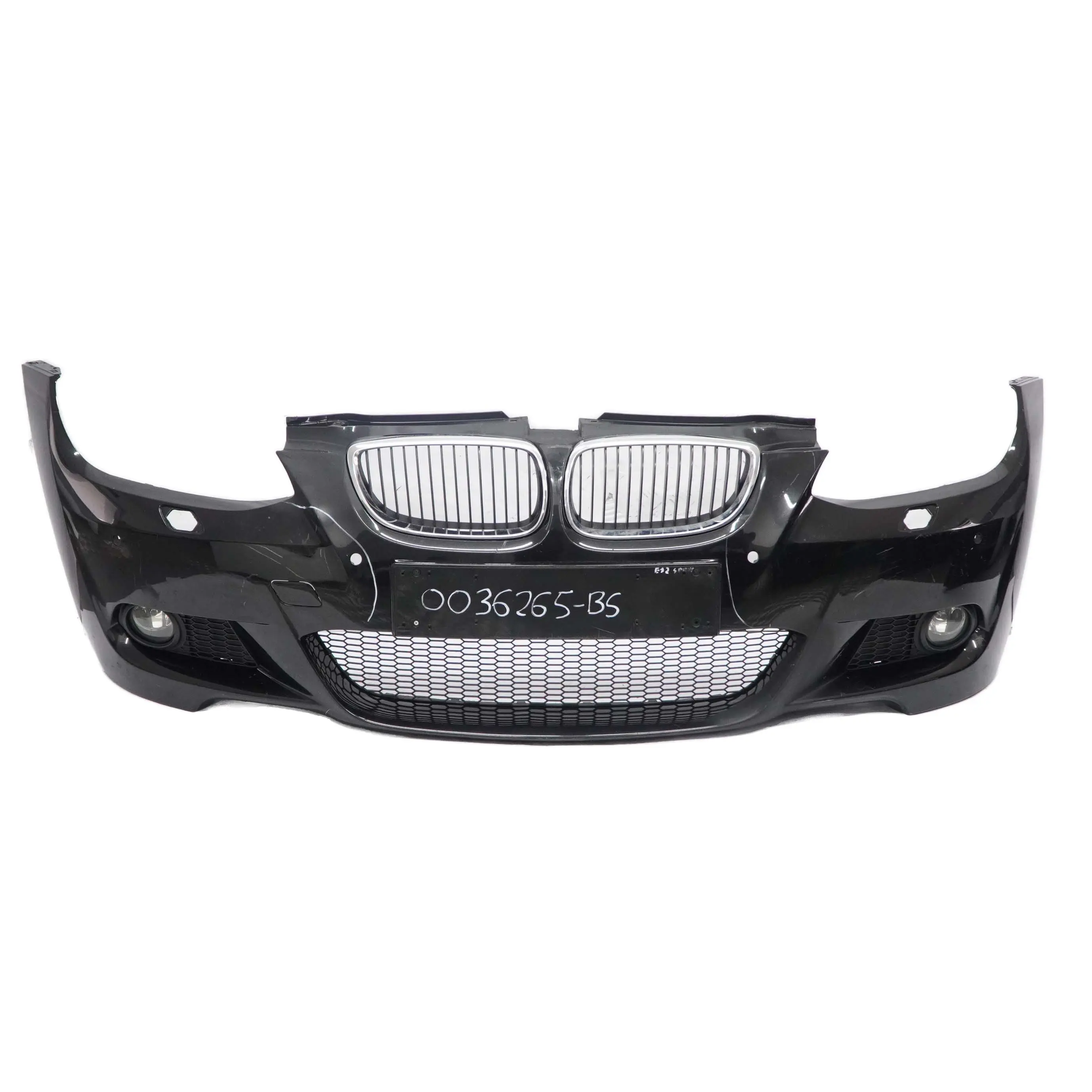BMW 3 E92 E93 M Sport Predný Nárazník Lišta Panel Čierna Metalíza Sapphire - 475