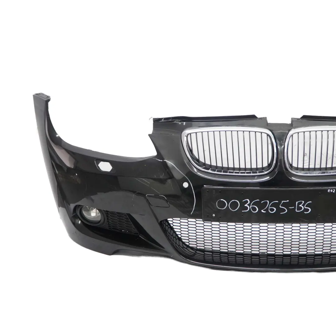 BMW 3 E92 E93 M Sport Front Bumper Trim Panel Black Sapphire Metallic - 475 - SKU 0036265-BS - Part number 0036265