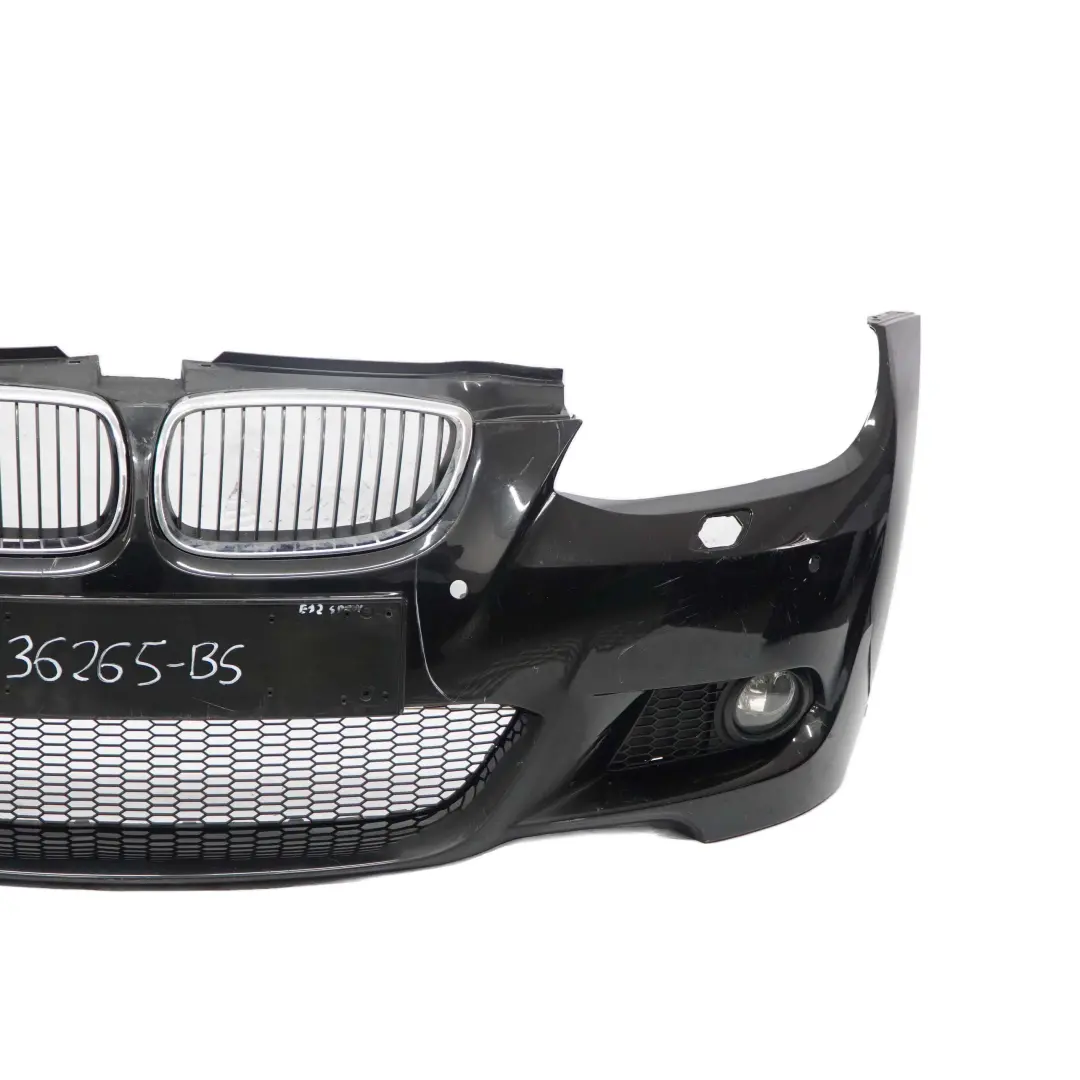 BMW 3 E92 E93 M Sport Front Bumper Trim Panel Black Sapphire Metallic - 475 - SKU 0036265-BS - Part number 0036265