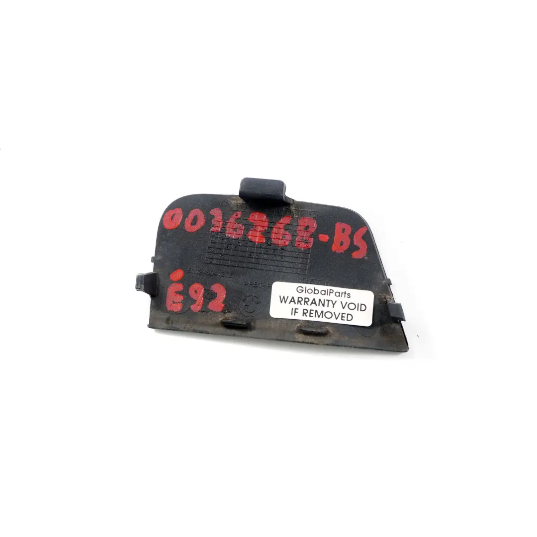  Ojo Remolque BMW E92 E93 M Sport Trim Panel Trasero Parachoques Azul A51 - SKU 0036268-BS - Número de pieza 0036268