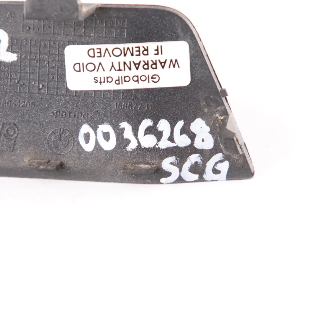 Towing Eye BMW E92 E93 M Sport Trim Panel Rear Bumper Flap Space Grey Metallic to with Part number 0036268 Towing Eye BMW E92 E93 M Sport Trim Panel Rear Bumper Flap Space Grey Metallic - SKU 0036268-SCG - Part number 0036268