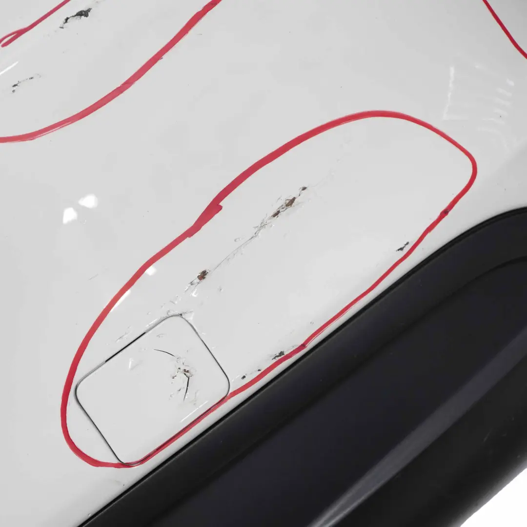BMW E82 E88 Rear Bumper M Sport Trim Panel Alpinweiss Alpine White - 300 - SKU 0036311-AW2 - Part number 0036311