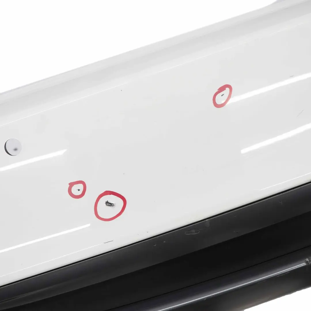 Bumper M Sport Trim Panel Alpinweiss Alpine White - 300 to BMW E82 E88 Rear with Part number 0036311 BMW E82 E88 Rear Bumper M Sport Trim Panel Alpinweiss Alpine White - 300 - SKU 0036311-AW2 - Part number 0036311