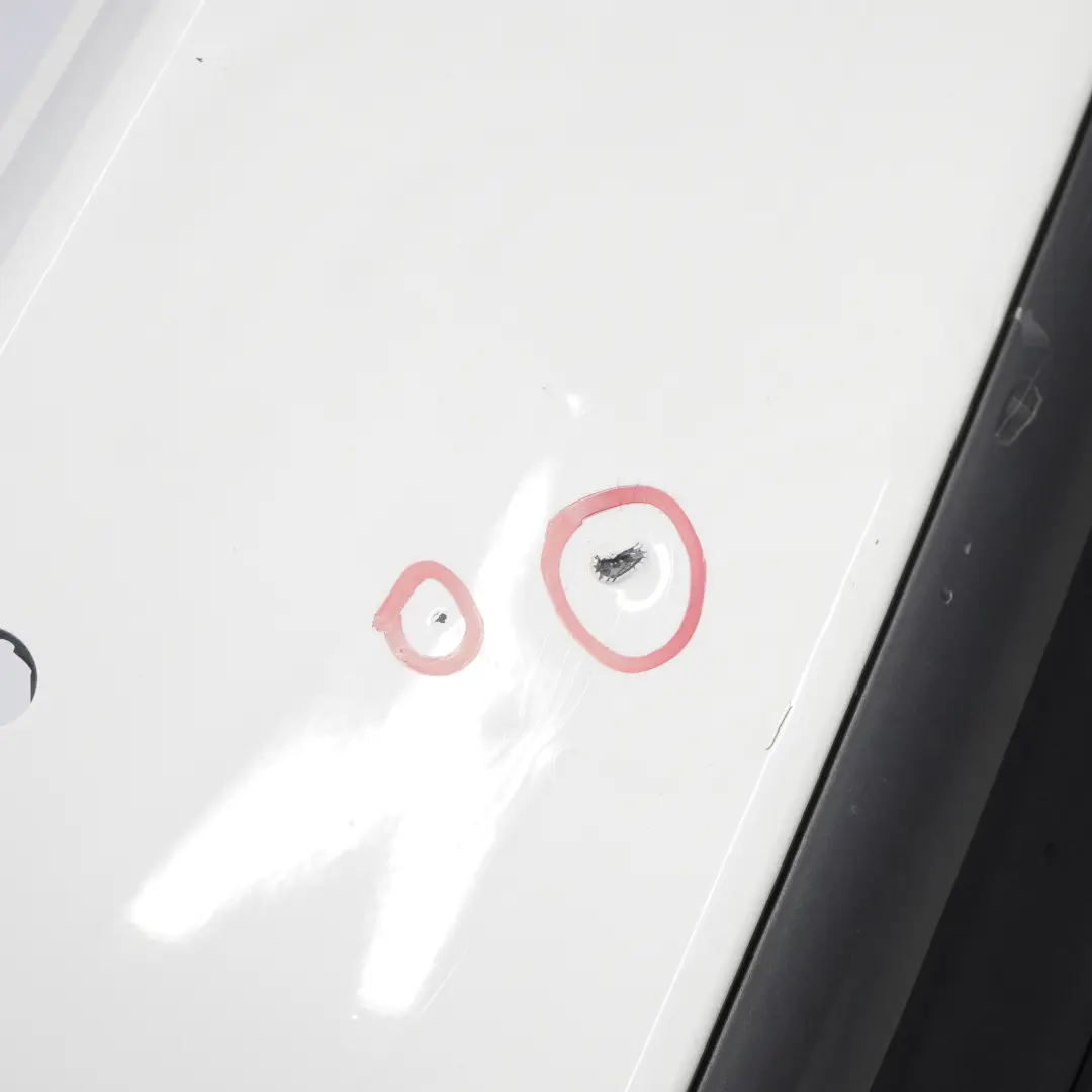 BMW E82 E88 Rear Bumper M Sport Trim Panel Alpinweiss Alpine White - 300 - SKU 0036311-AW2 - Part number 0036311