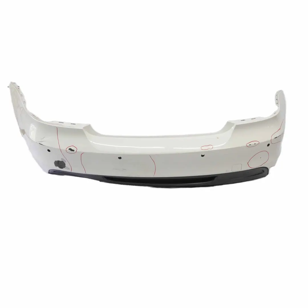 BMW E82 E88 Rear Bumper M Sport Trim Panel Alpinweiss Alpine White - 300 - SKU 0036311-AW3 - Part number 0036311